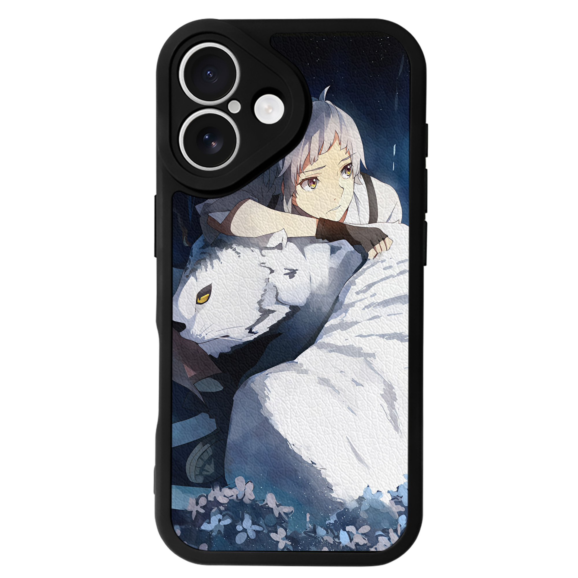 （画像用） 文豪ストレイドッグス Bungo Stray Dogs 【iPhone 16シリーズ対応】シリコンスマホケース（レザー調） 材質：シリコン